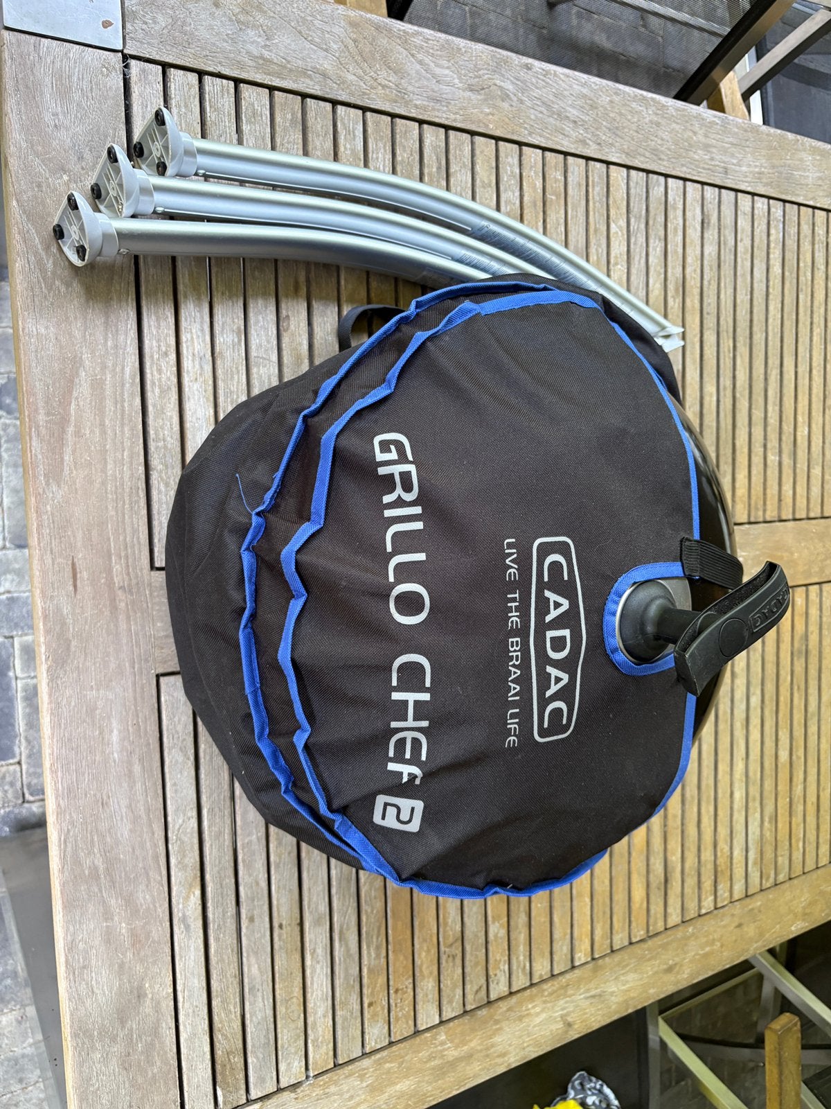 Cadac Grillo Chef 40 gasbarbecue, Tuin en Terras, Gasbarbecues, Ophalen, Gebruikt