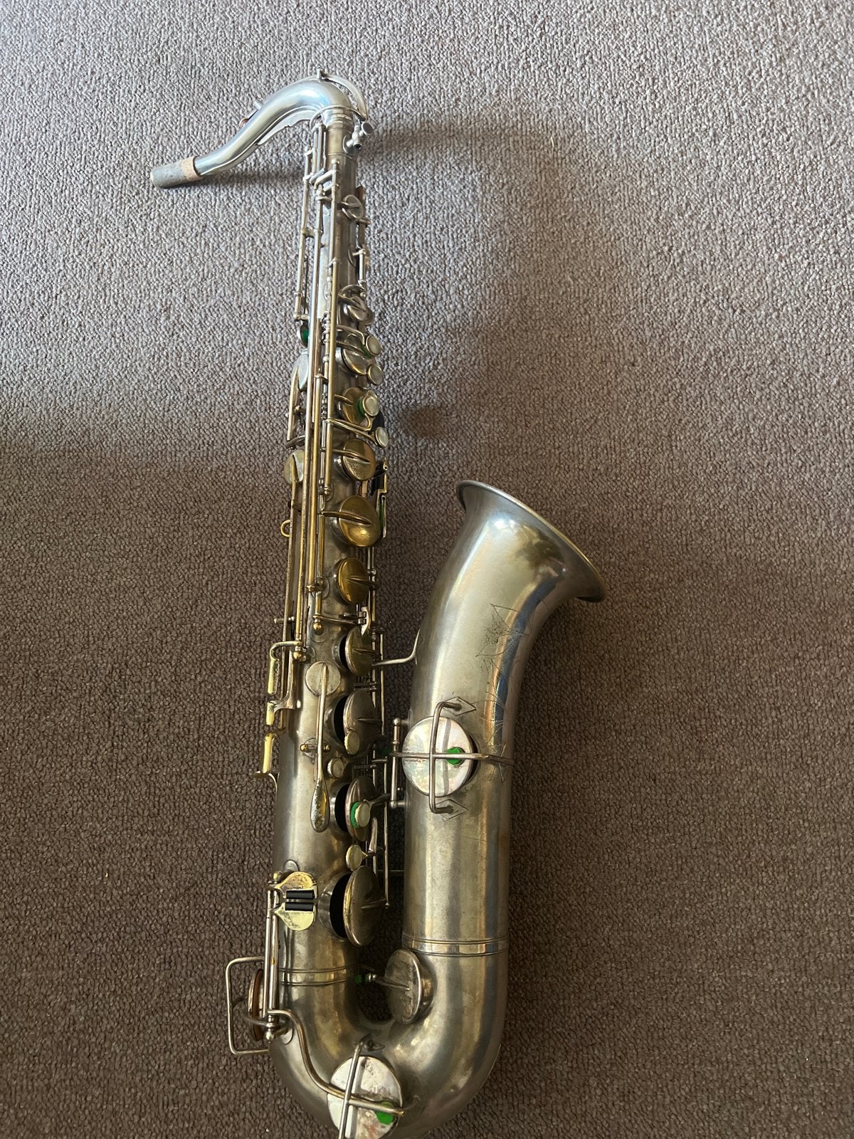 Buescher True Tone Tenorsaxofoon - Vintage Instrument, Muziek en Instrumenten, Blaasinstrumenten | Saxofoons, Ophalen of Verzenden