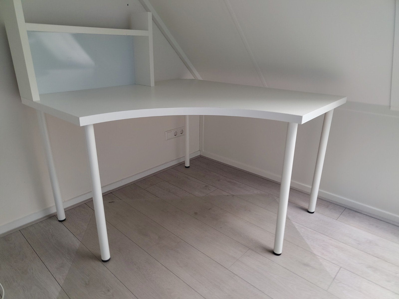 Ikea Linnmon hoekbureau wit, Ophalen, Demontabel, Gebruikt, Hoekbureau