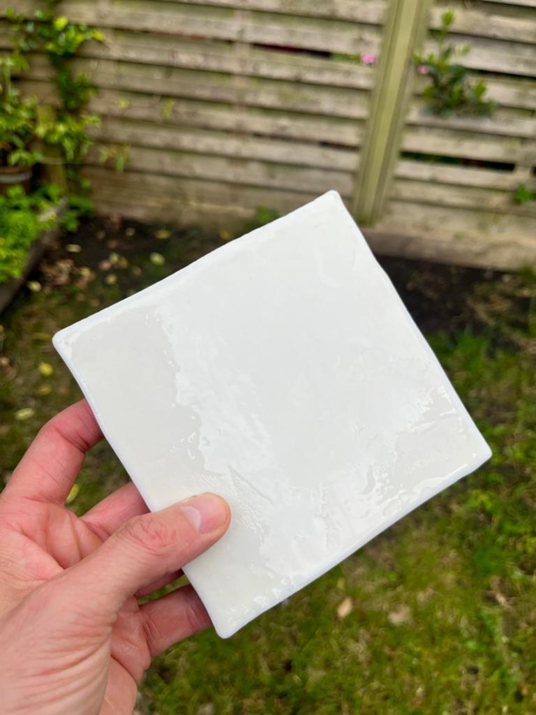 27 Witte Tegels 13x13cm, Ophalen, Nieuw, Minder dan 20 cm, Minder dan 5 m²