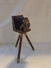 Vintage houten camera statief ornament, Ophalen
