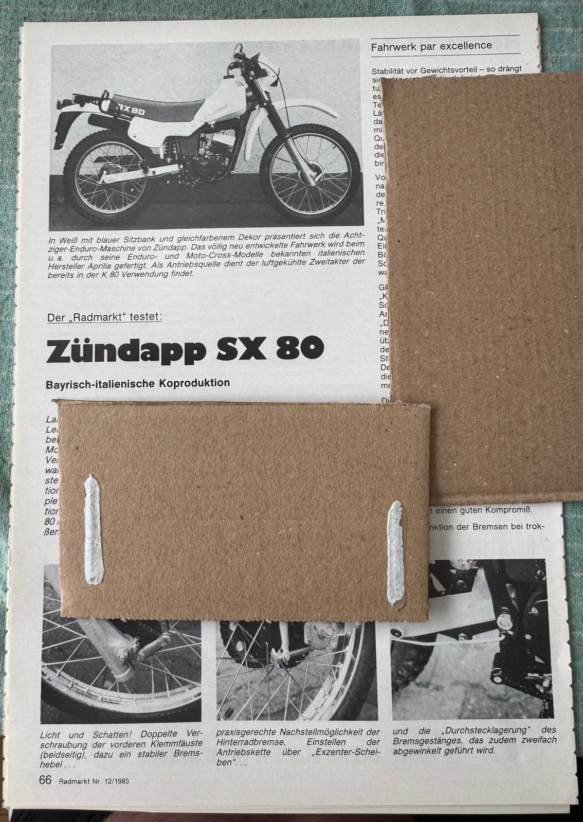Test 1983 Zündapp SX80, Verzenden, Zo goed als nieuw, Motoren