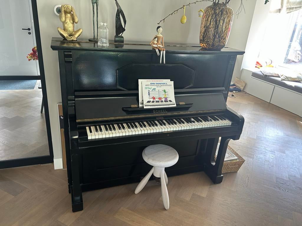 Zwarte piano Scheel, Ophalen, Gebruikt, Zwart, Piano