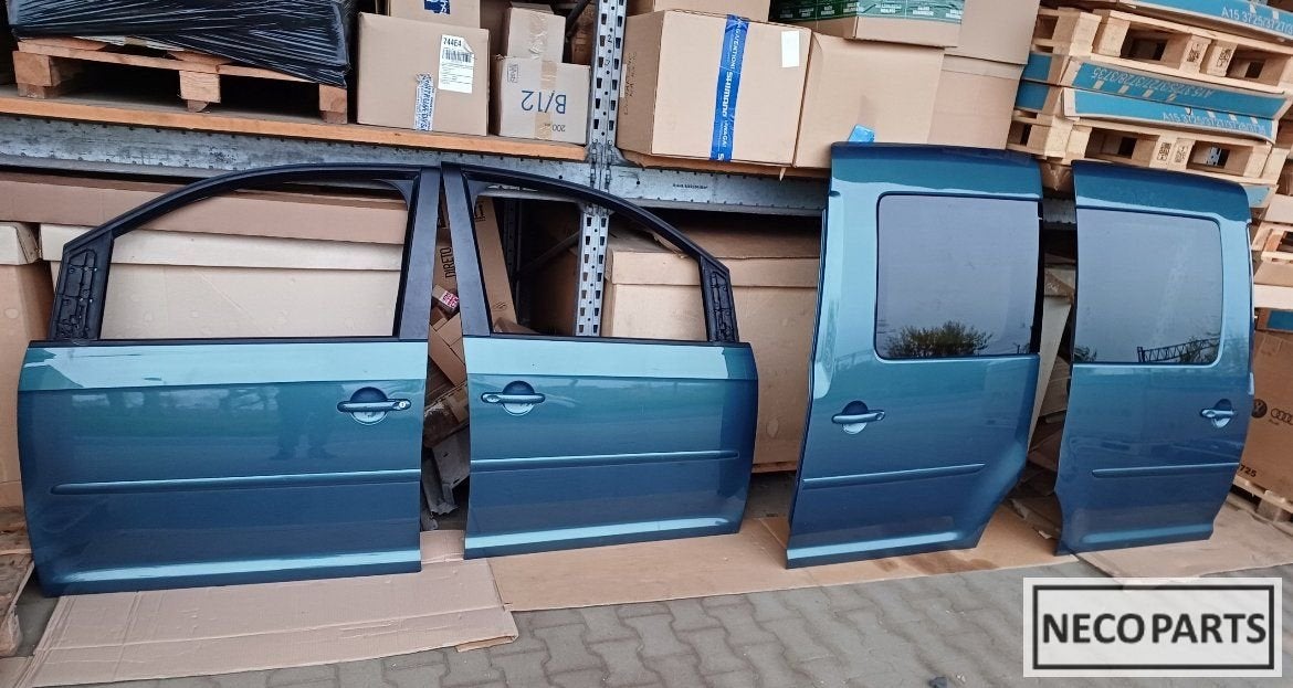VW CADDY 2K DEUR DEUREN PORTIER PORTIEREN L/R KLEUR LH6Z!!, Gebruikt, -, Volkswagen, -