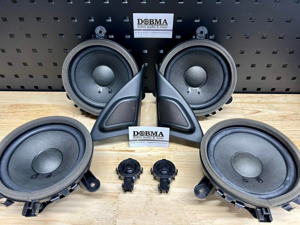 Volvo High Performance speakerset V70 XC70 S80, Auto diversen, Autospeakers, Gebruikt, Ophalen of Verzenden
