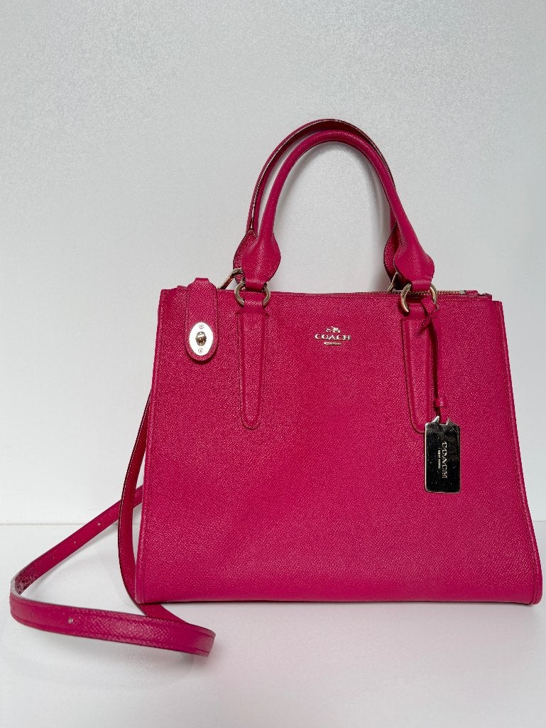 COACH Roze schouder hand bag tas, Ophalen of Verzenden, Zo goed als nieuw, Roze, Handtas