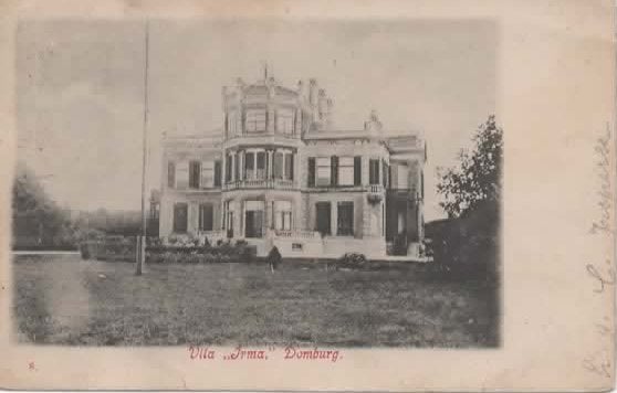 Zeeland 43 Domburg Villa Irma, Verzenden, Voor 1920, Gelopen, Zeeland