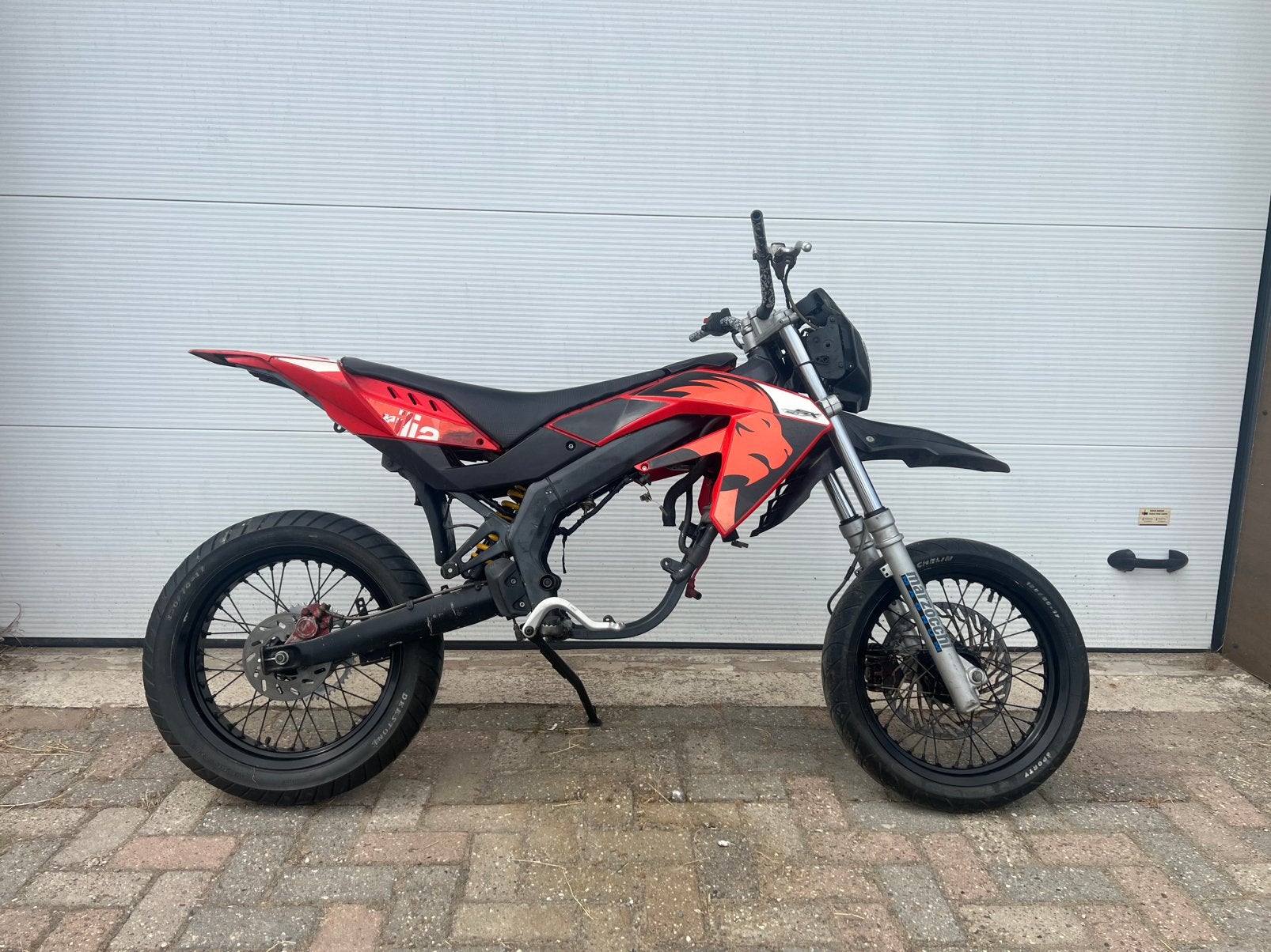 Aprilia sx50 redlion rollend frame, Fietsen en Brommers, Brommers | Derbi, Ophalen, 6 versnellingen, Gebruikt, Maximaal 45 km/u