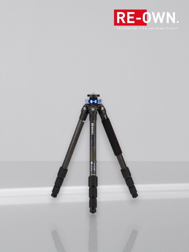 Benro Mach3 TMA28C statief + BENRO S2PRO Videokop +tas, Benro, ,, Zo goed als nieuw, Benro