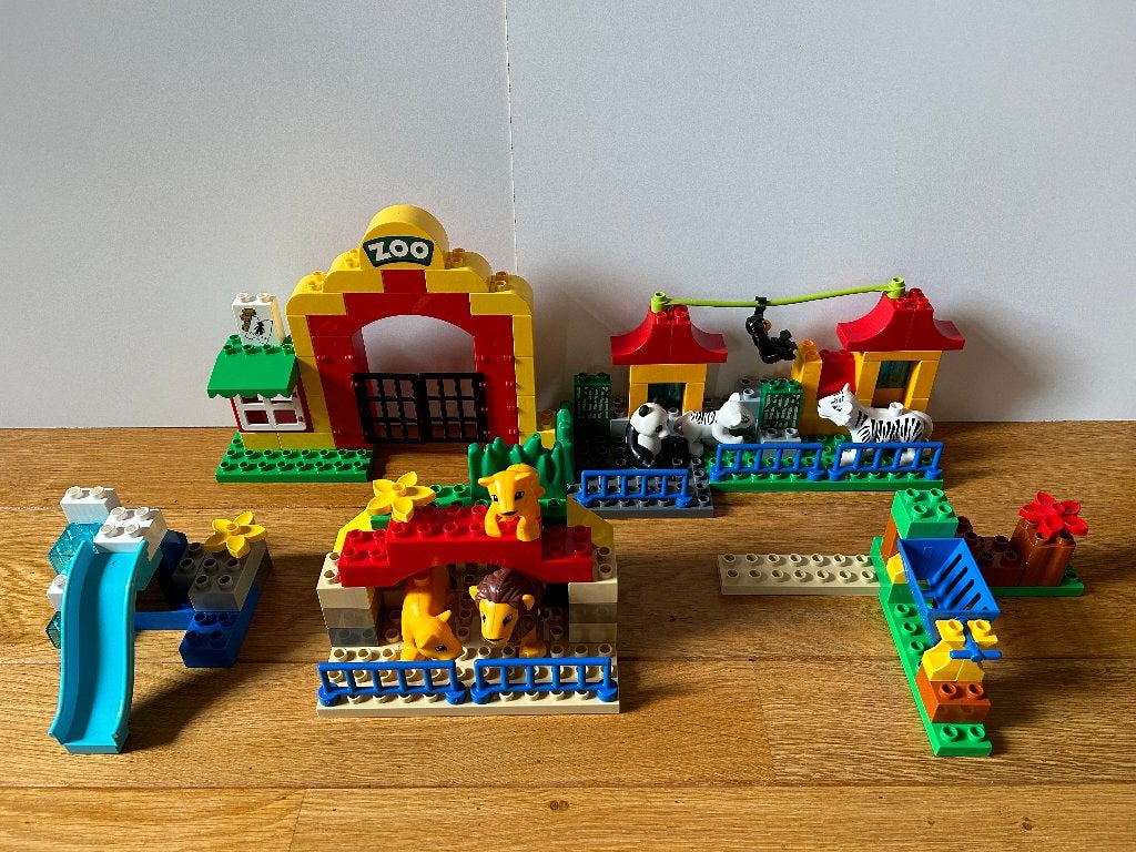 Lego Duplo 6157 dierentuin, Kinderen en Baby's, Speelgoed | Duplo en Lego, Gebruikt, Overige thema's, Ophalen of Verzenden, Compleet