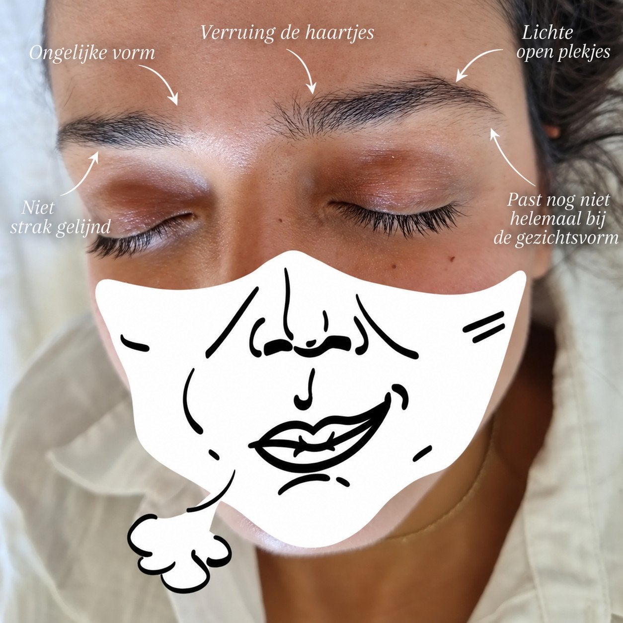 Brow Henna + shaping + Epileren, Ophalen of Verzenden, Handen en Nagels