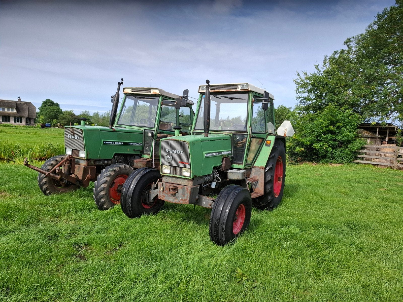 2x fendt 309 en 305, Ophalen, 80 tot 120 Pk, Gebruikt, Meer dan 10000