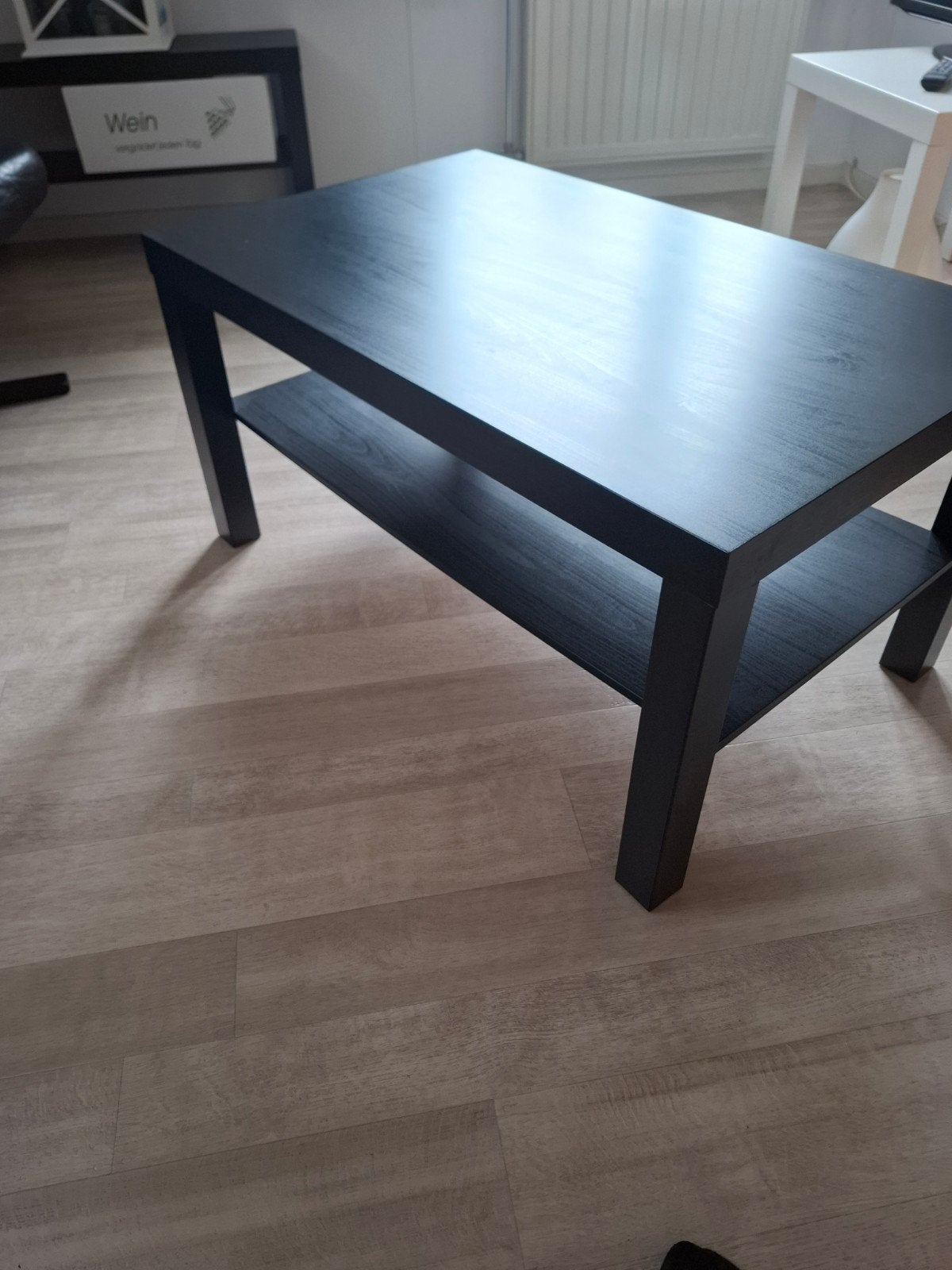 zwarte lage tafel, Ophalen, Rechthoekig, 50 tot 100 cm, 50 tot 100 cm