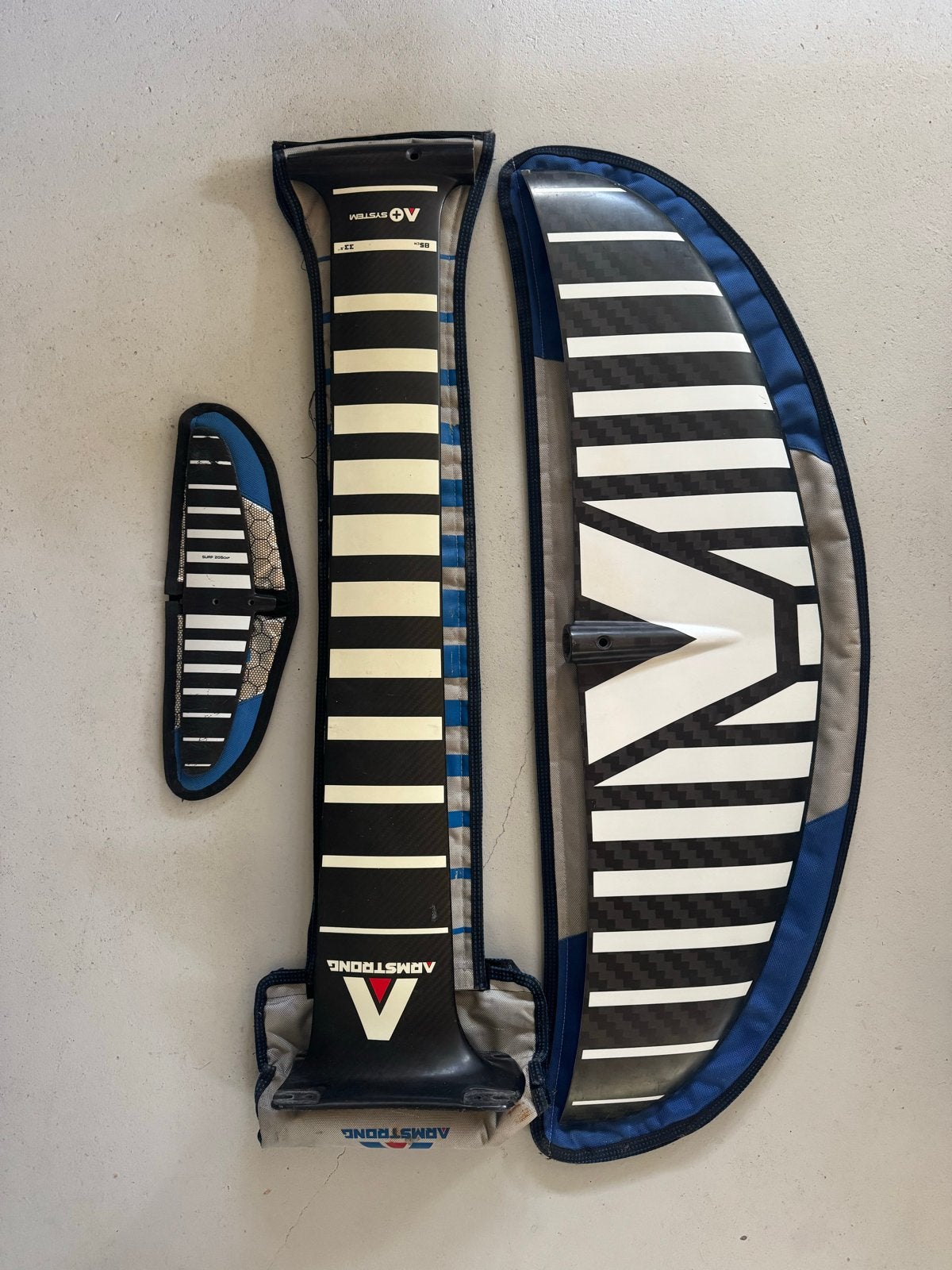 Armstrong Hydrofoil HS 1850 v2, Surf 205, Carbon Mast 85, Ophalen of Verzenden, Gebruikt, Overige typen