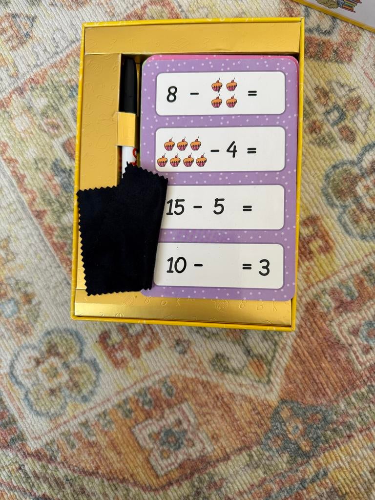 Reken Schrijfkaarten Toy Universe 5+ (26x), Ophalen of Verzenden, Zo goed als nieuw, Rekenen