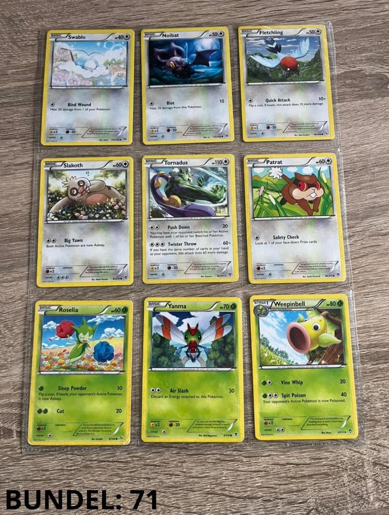 Pokemon Roselia Mix 2011–2016 – Bundel 71, Ophalen of Verzenden, Meerdere kaarten