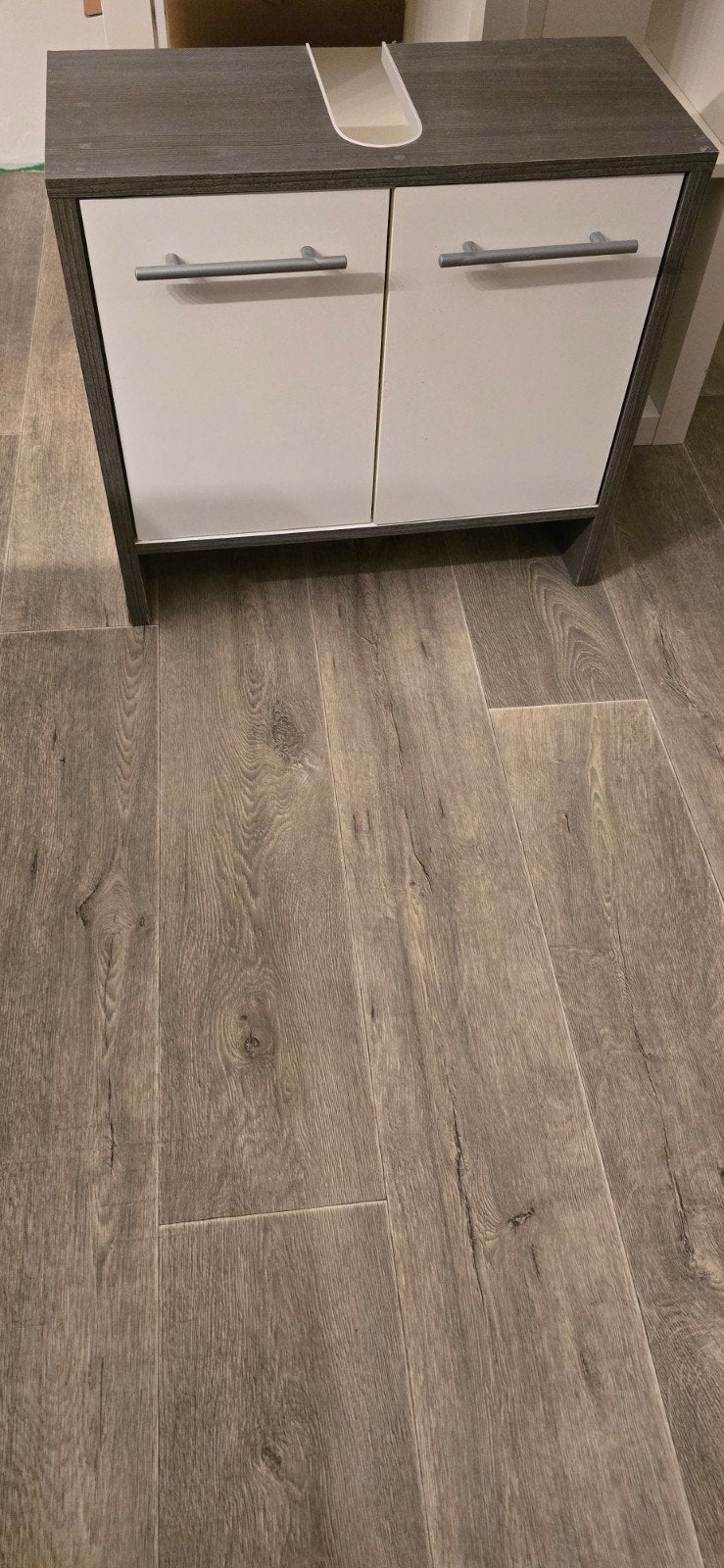 Modern Toilet Kastje - Grijs/Wit, Huis en Inrichting, Gebruikt, Overige typen, Minder dan 100 cm, 25 tot 50 cm