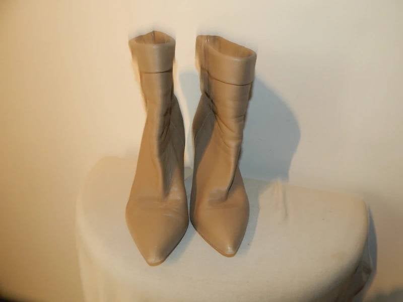 Isabel Marant soepele zacht leren laarzen trendy model 39, Isabel Marant, Hoge laarzen, Verzenden, Beige