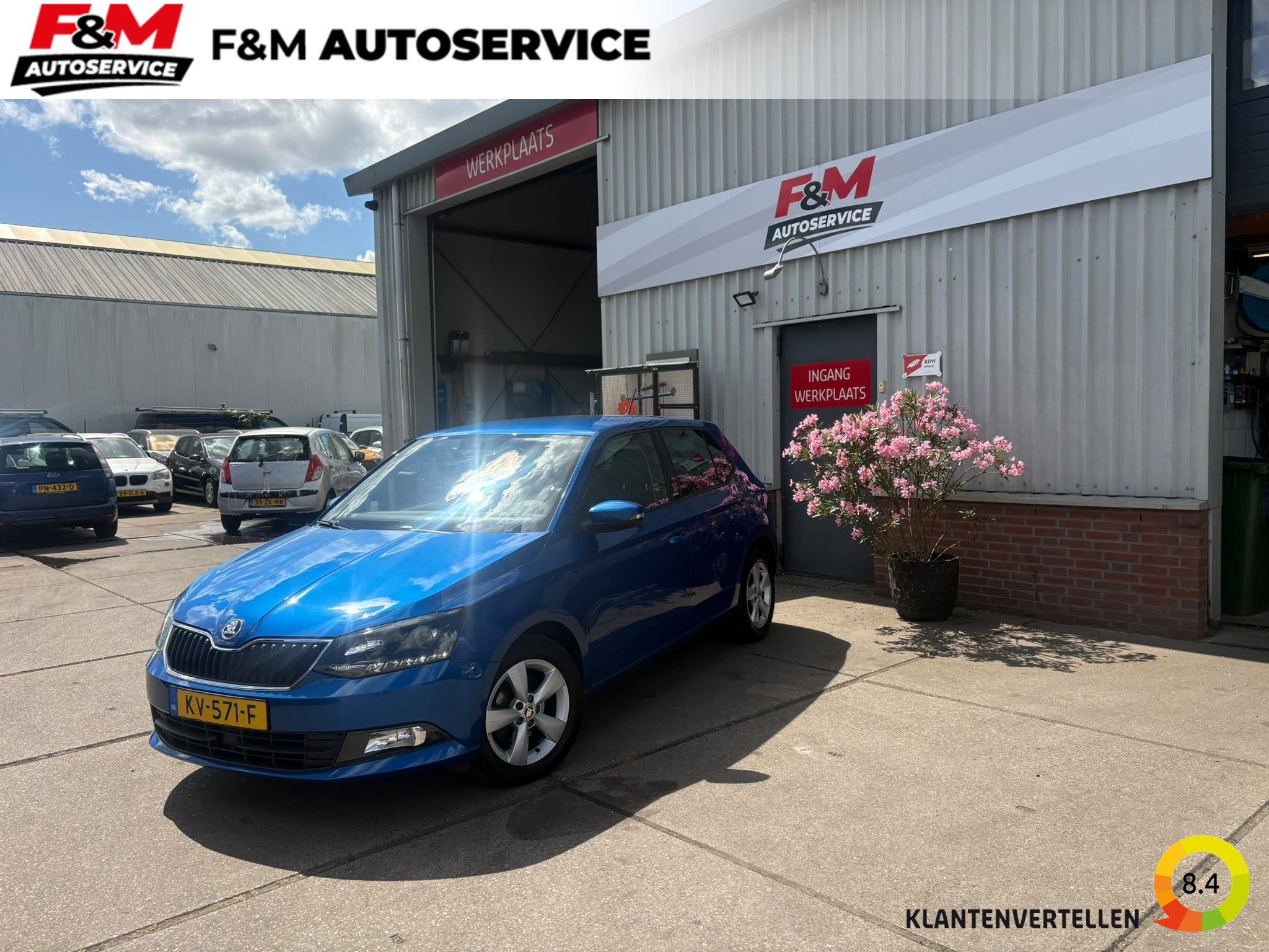 Skoda Fabia 1.2 TSI JOY Airco, cruise, Voorwielaandrijving, Blauw, Origineel Nederlands, Handgeschakeld