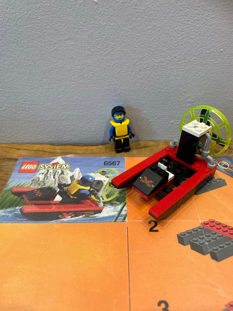 Lego System 6567: Retro Watervliegtuig met Minifiguur, Gebruikt, Overige thema's, Lego, Ophalen of Verzenden