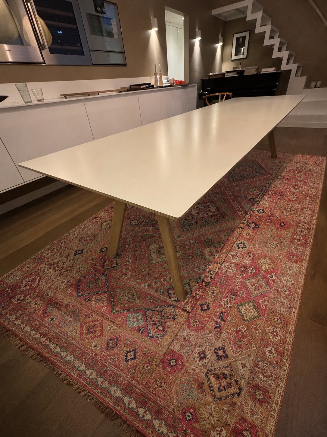 Groot Vintage Berber Kleed - 390x191cm - Beni Mguild, Huis en Inrichting, Ophalen, Gebruikt, 200 cm of meer, Rechthoekig