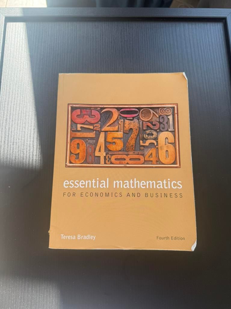 Essential for Mathematics for Economics and Business, Ophalen of Verzenden, Beta, Gelezen, WO