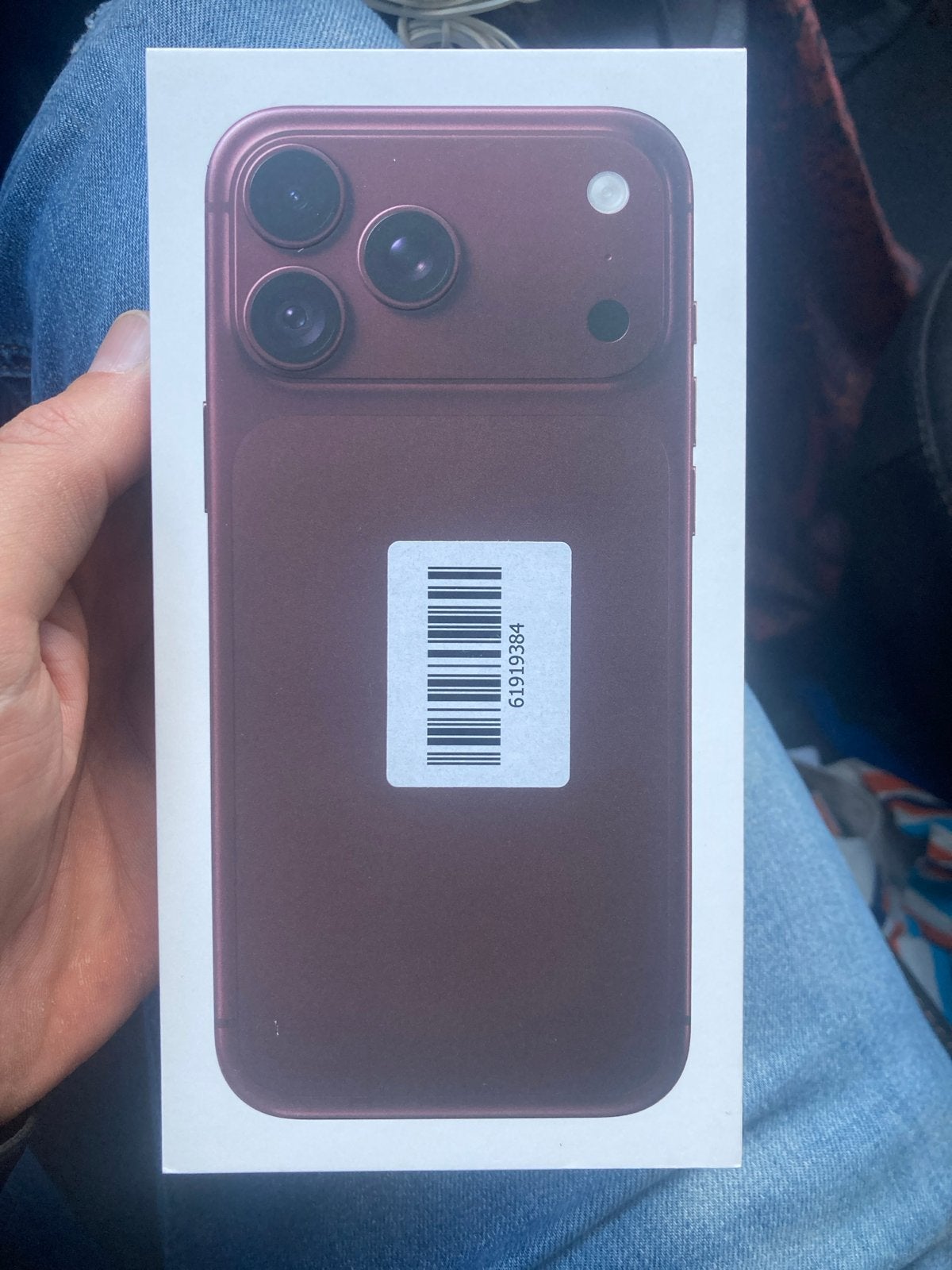 iPhone 18 Pro Max 256GB Burgundy - Bon - direct leverbaar, Overige modellen, Nieuw, Zonder simlock, Zonder abonnement