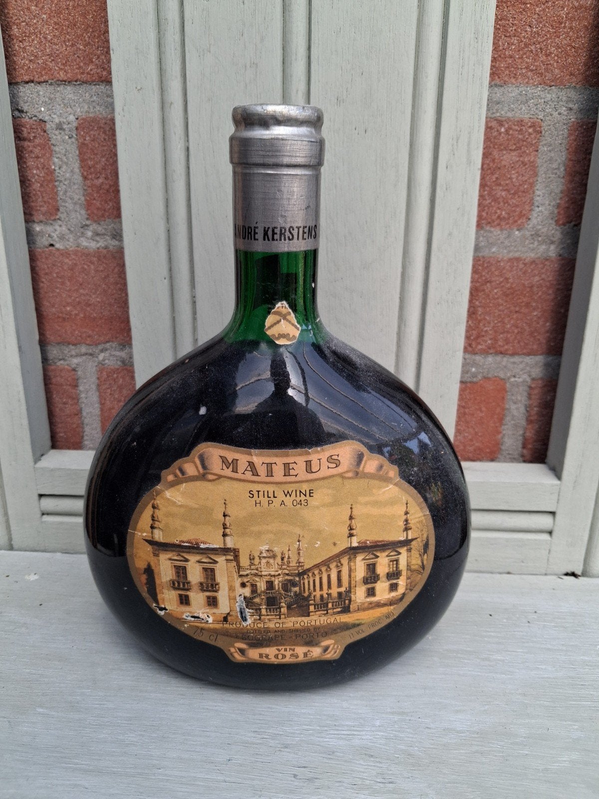 Vintage Mateus Rosé Wijnfles - Decoratief item, Verzamelen, Gebruikt, Overige gebieden, Roséwijn, Ophalen of Verzenden