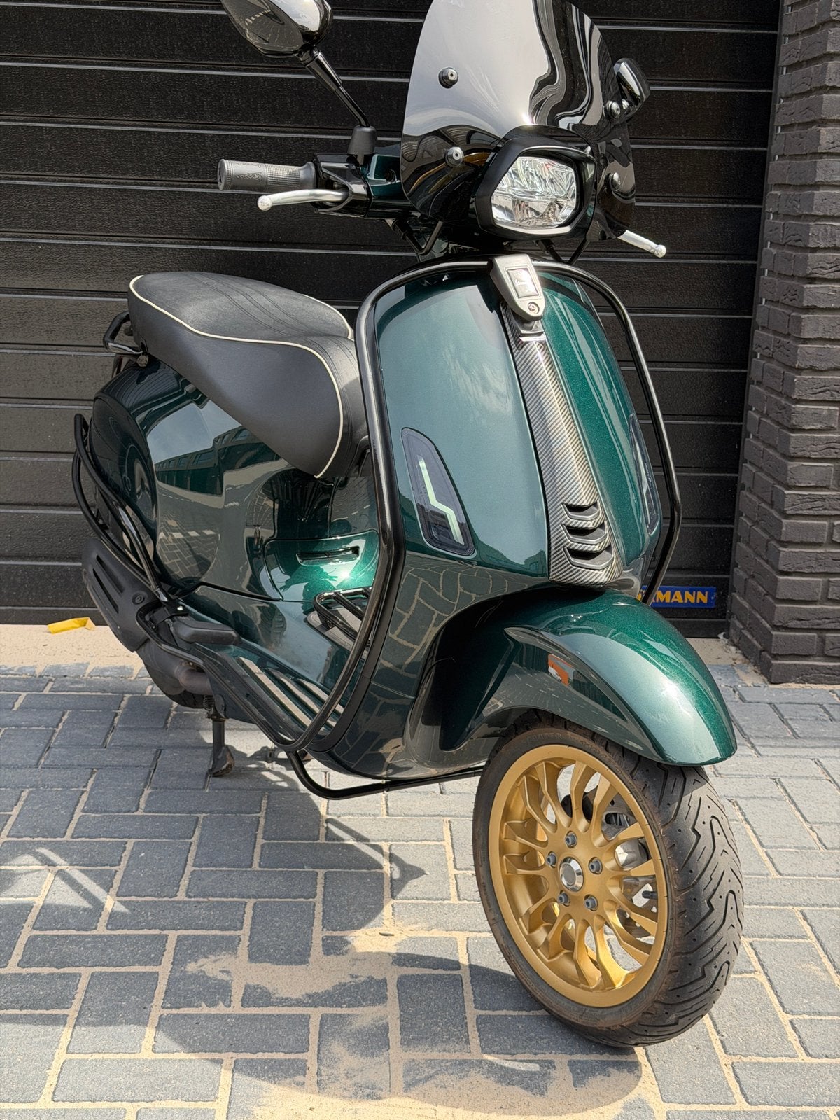 Vespa sprint 2022! NIEUWSTAAT! 2207KM! Brom! Green! BTW, Fietsen en Brommers, Scooters | Vespa, Ophalen of Verzenden, Zo goed als nieuw
