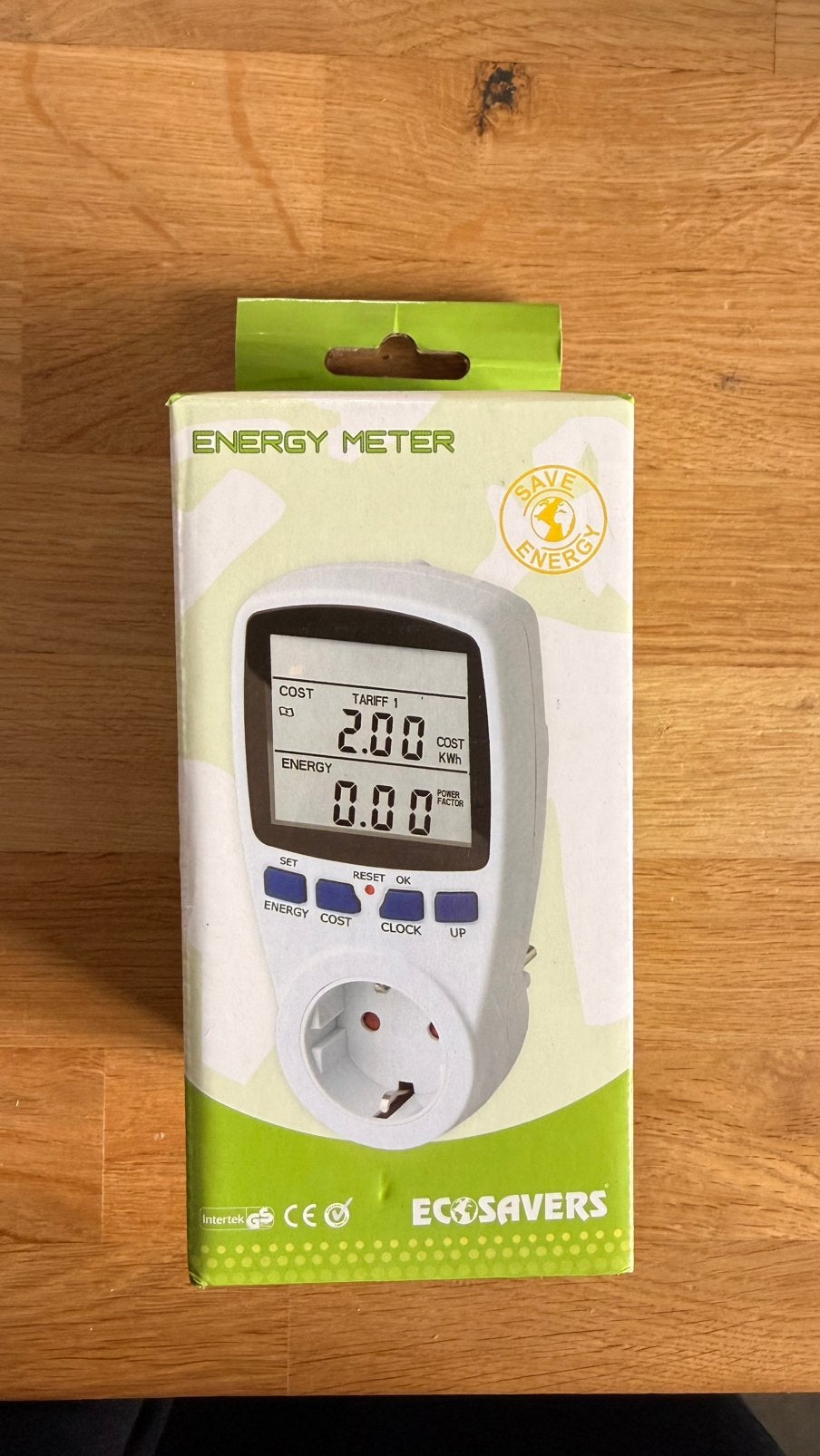 Nieuw in doos: Ecosavers Energiemeter, Doe-het-zelf en Verbouw, Meetapparatuur, Ophalen of Verzenden, Nieuw