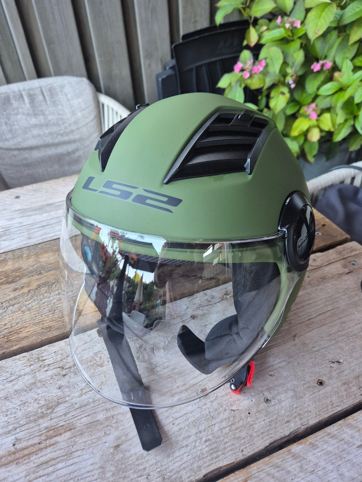 LS2 Airflow Jethelm - Maat L - Nieuw, Ophalen of Verzenden, Zo goed als nieuw, Large, LS2 Airflo