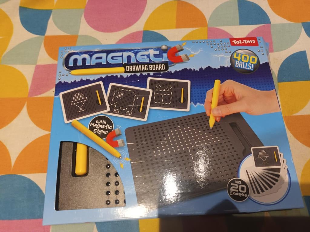 Magnetisch Tekenbord met Stylus en 400 Ballen, Ophalen of Verzenden, Nieuw, Bouwen