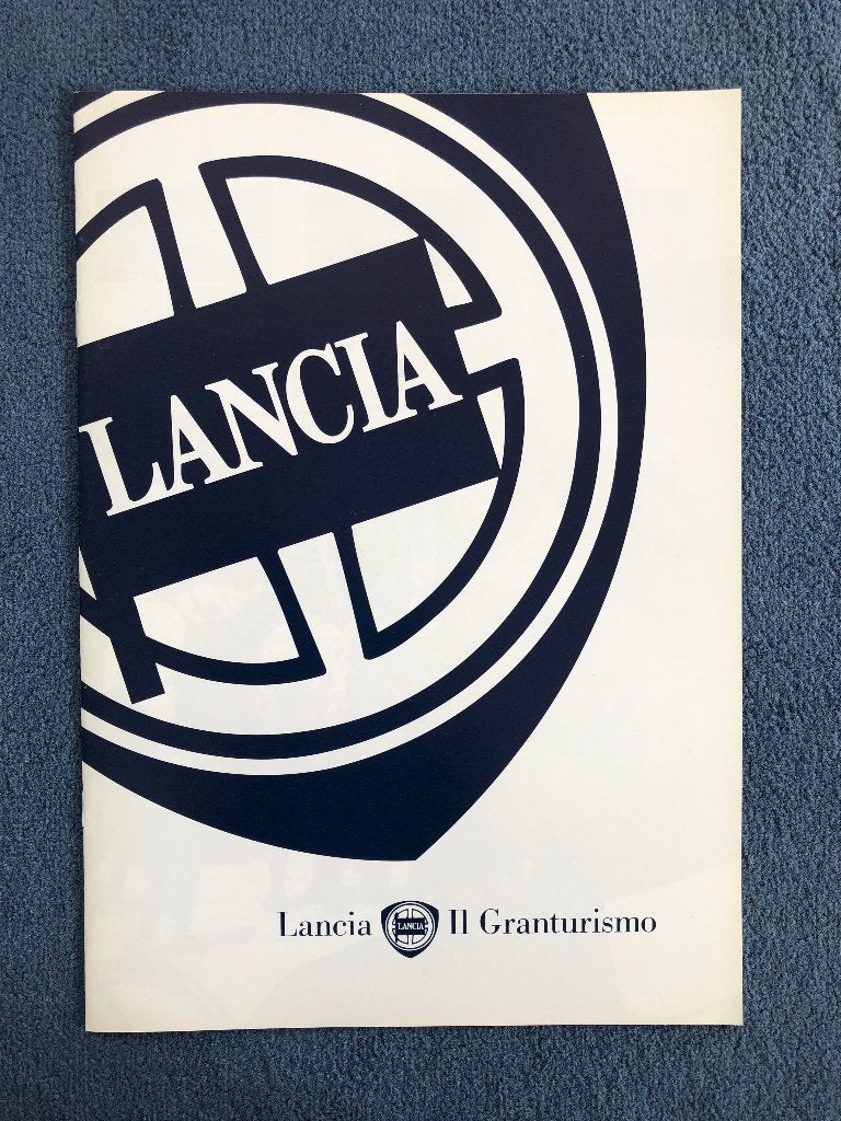 Lancia Il Granturismo overzichtfolder, Boeken, Auto's | Folders en Tijdschriften, Ophalen of Verzenden, Nieuw, Overige merken