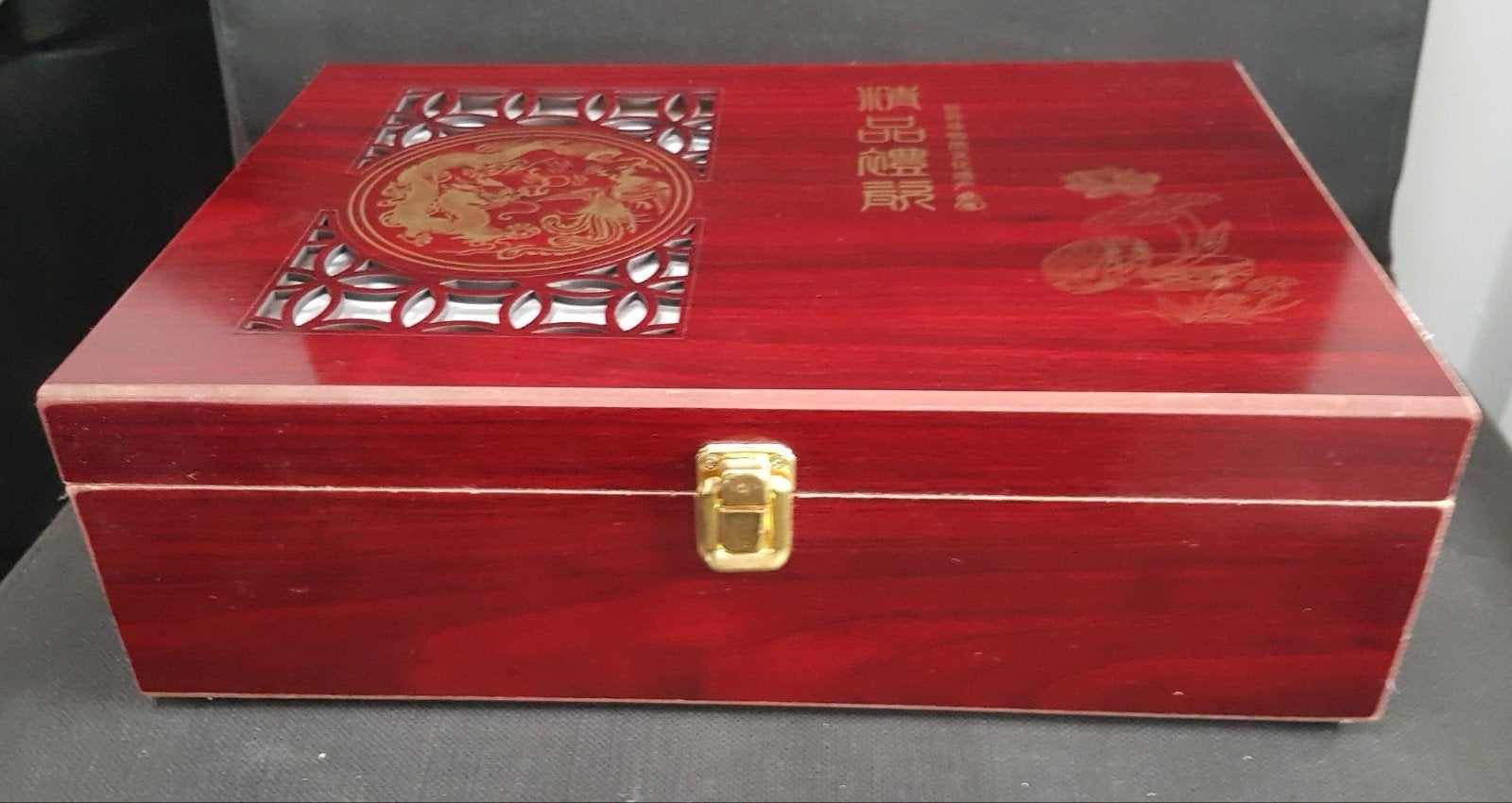 Porseleinen Chinese thee set in houten kist, theeceremonie, Ophalen of Verzenden