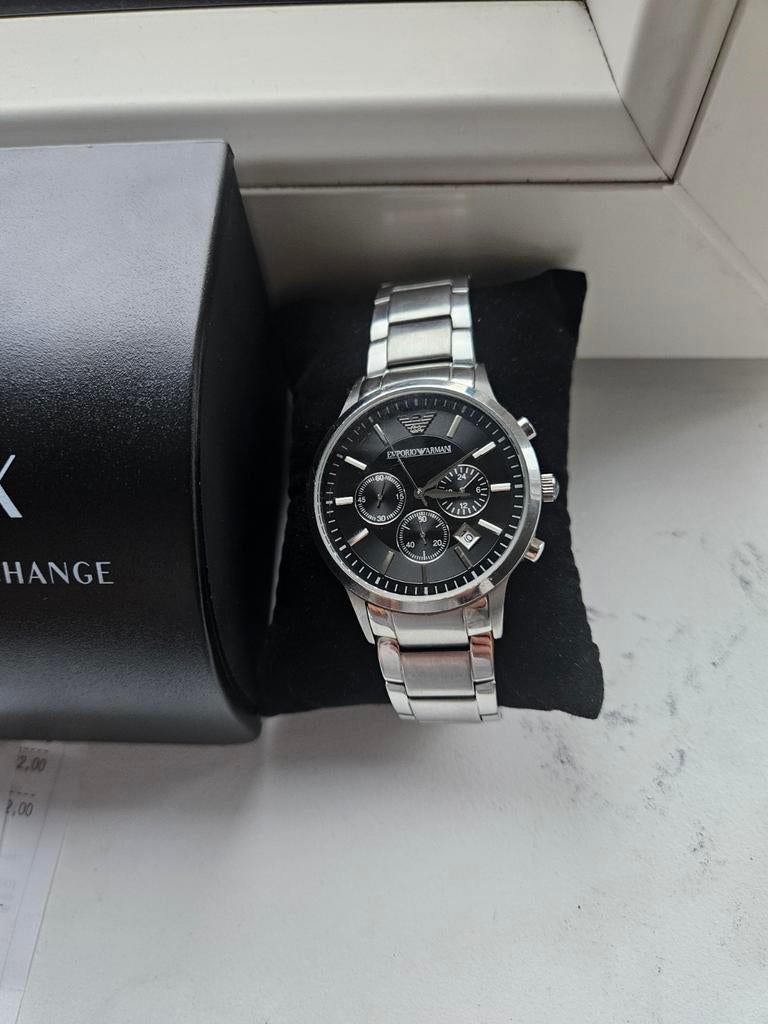Armani Horloges, Ophalen of Verzenden, Staal, Overige merken