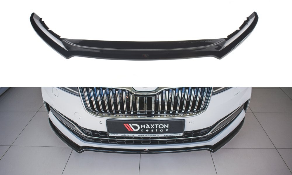 Voorlip achterlip diffuser spoiler - Skoda Superb 19-24, Ophalen of Verzenden