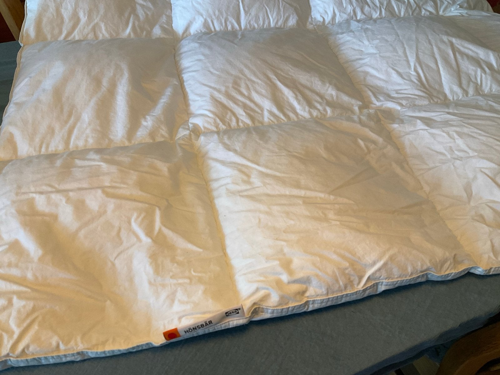 2 IKEA HÖNSBÄR Dekbedden - Beiden zo goed als nieuw., Huis en Inrichting, Eenpersoons, Wit, Ophalen of Verzenden, Deken of Dekbed