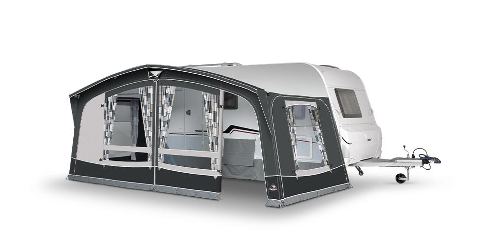 Dorema Octavia voortent maat 13 (950-975 cm) 1 keer opgezet!, Ophalen, Zo goed als nieuw, Ten Cate All Season 240g/m2, Dorema
