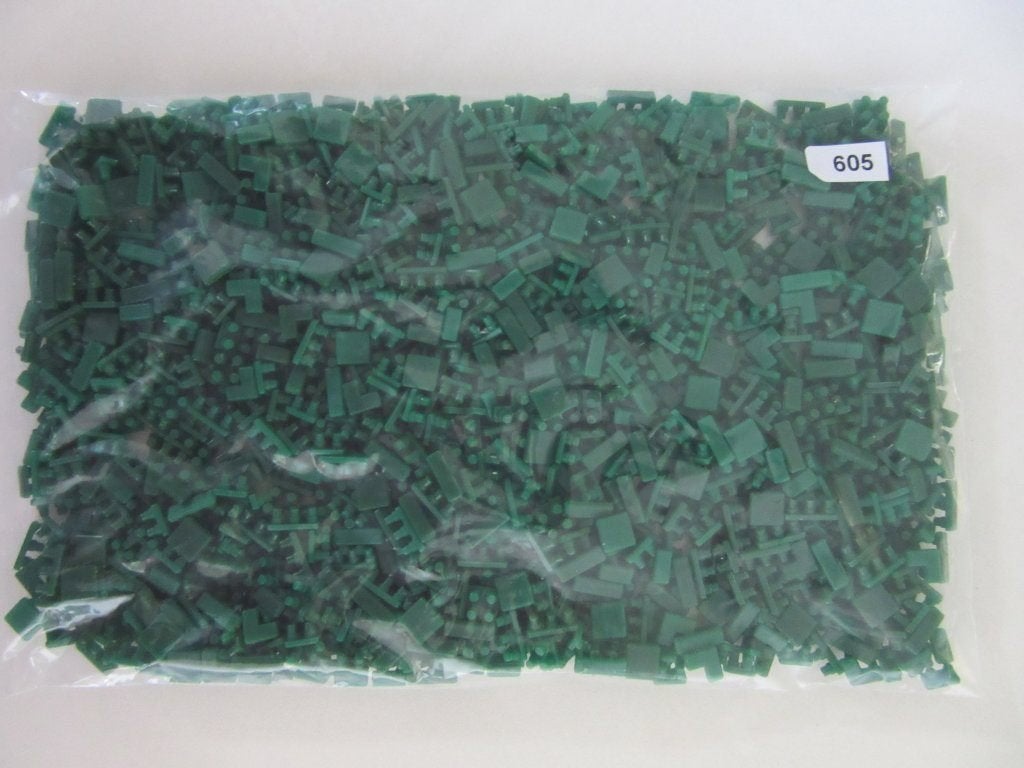 605, donker groen ministeck, zakje 100 gram, Nachtvlinder100, Gebruikt, Ophalen of Verzenden, Losse ministeck of Strip