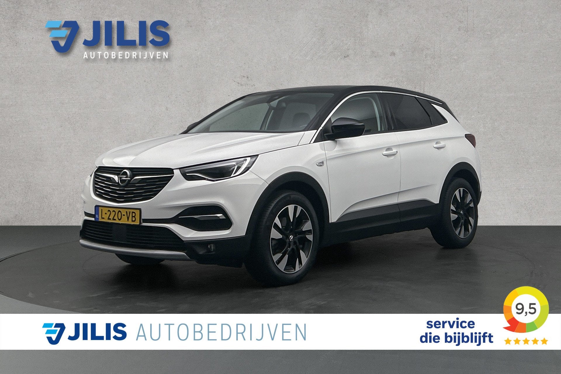 Opel Grandland X 1.2 Turbo Ultimate | Lederen bekleding | St, Gebruikt, 1199 cc, Automatische klimaatregeling, Wit
