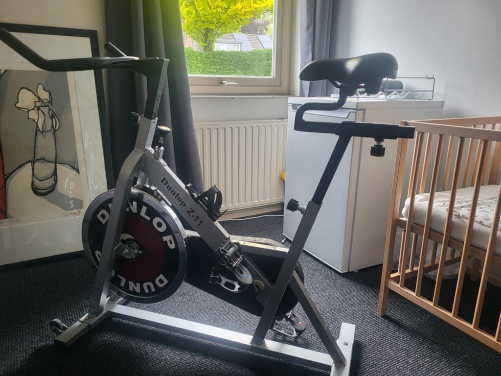 Gebruikte Dunlop Z11 Speedbike / Spinningfiets, Ophalen, Gebruikt, Spinningfiets, Metaal