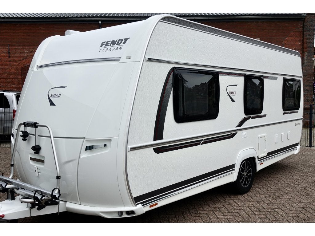 Fendt Bianco Selection 465 TG 2022 Mover Luifel Fietsrek 18T, Caravans en Kamperen, Caravans, Bedrijf, Treinzit, Schokbreker, Fendt