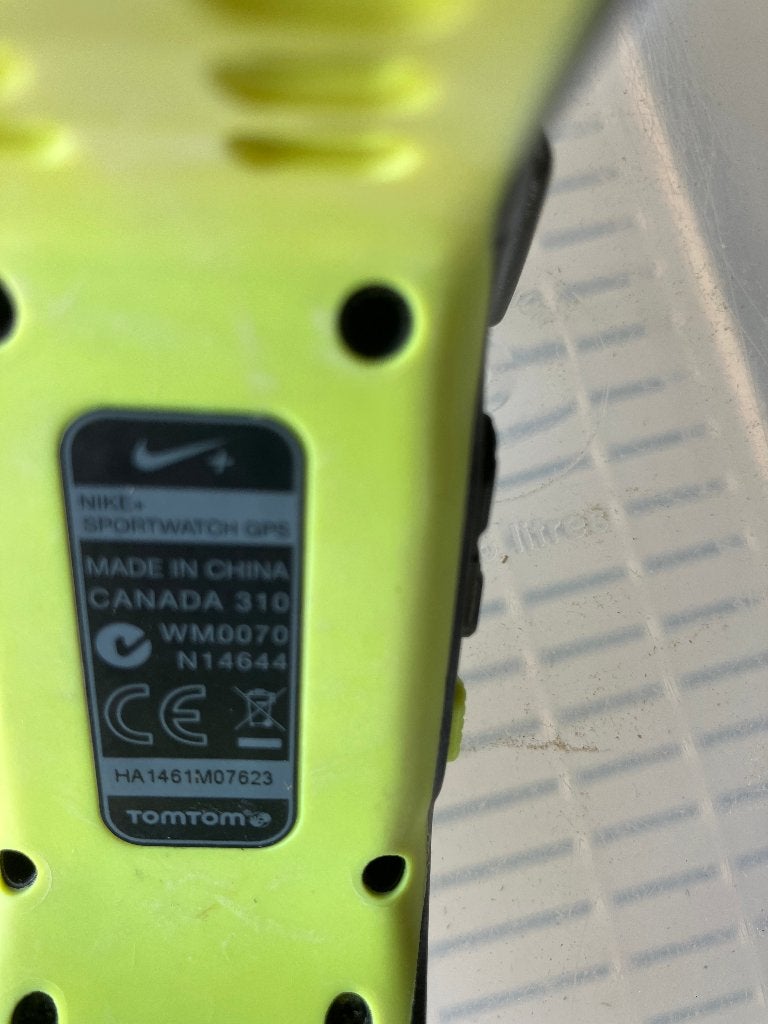 Nike sportwatch gps, Hoogte, Geel, IOS, Ophalen of Verzenden