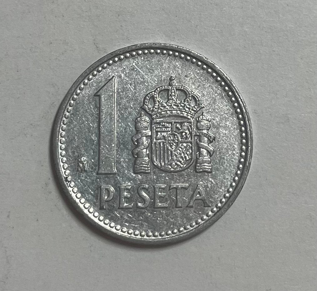 1 peseta Spanje 1989, Ophalen of Verzenden, Overige landen