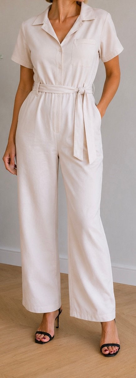 Nieuw crèmekleurige jumpsuit Rosy Days 36/S, Kleding | Dames, Jumpsuits, Ophalen of Verzenden, Zo goed als nieuw, Maat 36 (S)