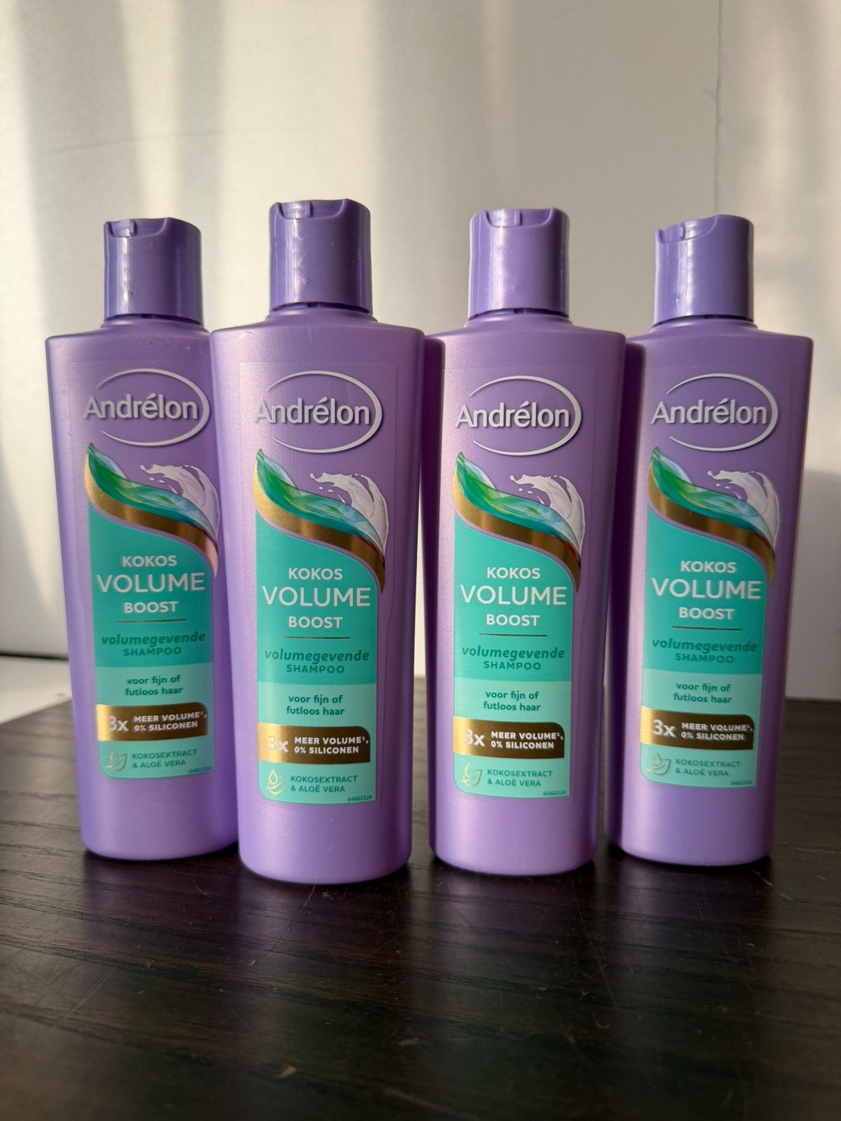 Partij Andrelon Kokos Volume Boost Shampoo - 4x, Ophalen of Verzenden, Zo goed als nieuw, Shampoo of Conditioner