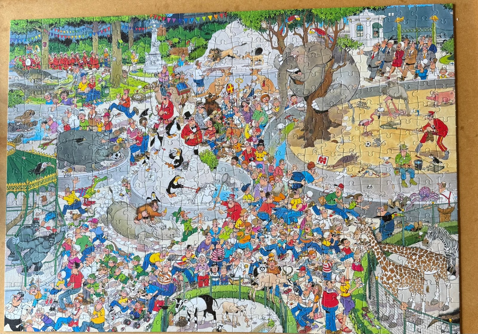 JVH 500 XL stukjes De dierentuin, Ophalen of Verzenden, 500 t/m 1500 stukjes, Zo goed als nieuw