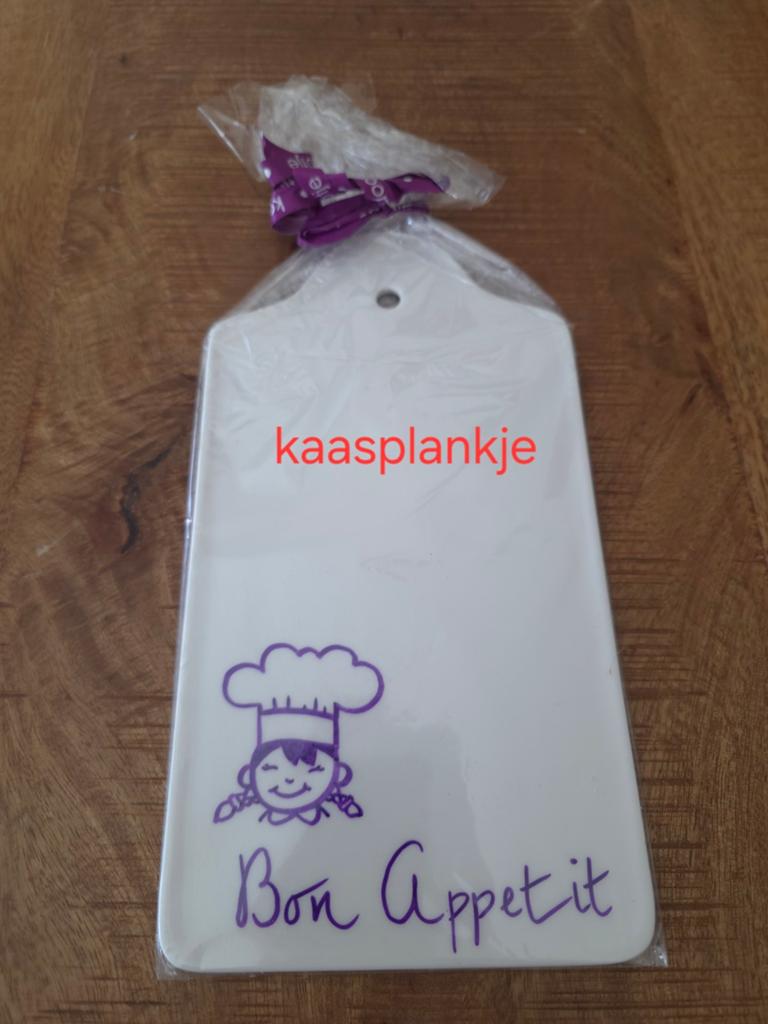 Nieuw Kaasplankje met leuke opdruk - Bon Appetit, Kunststof, Snij-/serveerplank, Nieuw, Ophalen of Verzenden