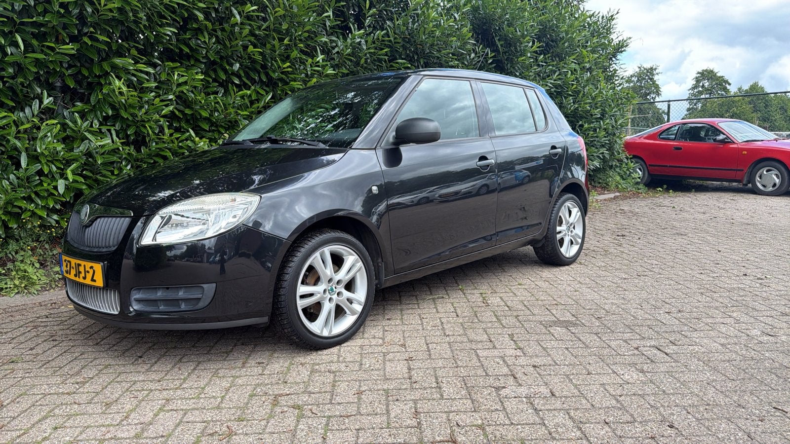 Skoda Fabia 1.2 51KW 2009 Zwart, Auto's, Skoda, Voorwielaandrijving, 1025 kg, 40 €/maand, 1198 cc