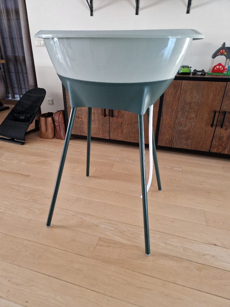Luma babybad groen/grijs, Ophalen, Zo goed als nieuw, Badje, Overige merken